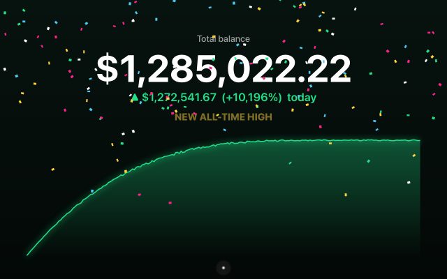 Crypto Winner Screen preview