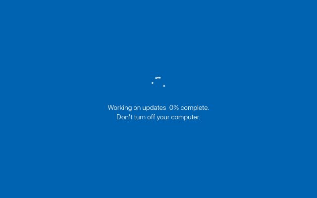Fake Windows Update Screen preview