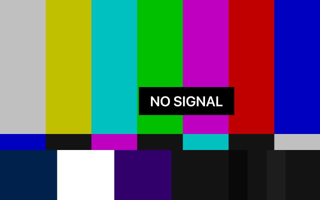 No Signal Test Pattern preview