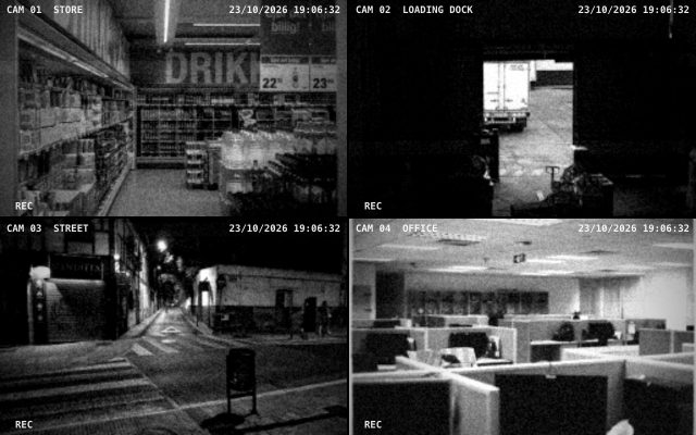 Fake CCTV Security Camera Screen preview